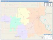 Atchison <br /> Wall Map <br /> Color Cast Style 2025 Map