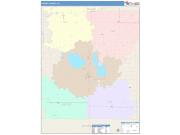 Coffey <br /> Wall Map <br /> Color Cast Style 2025 Map