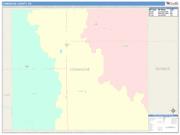 Comanche <br /> Wall Map <br /> Color Cast Style 2025 Map
