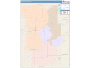 Dickinson <br /> Wall Map <br /> Color Cast Style 2025 Map