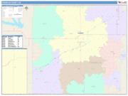 Franklin <br /> Wall Map <br /> Color Cast Style 2025 Map