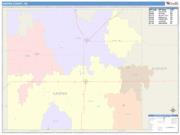 Harper <br /> Wall Map <br /> Color Cast Style 2025 Map