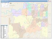 Johnson <br /> Wall Map <br /> Color Cast Style 2025 Map