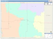 Lincoln <br /> Wall Map <br /> Color Cast Style 2025 Map