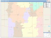 Marshall <br /> Wall Map <br /> Color Cast Style 2025 Map