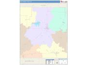 Montgomery <br /> Wall Map <br /> Color Cast Style 2025 Map