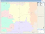 Rice <br /> Wall Map <br /> Color Cast Style 2025 Map