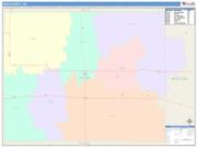 Rush <br /> Wall Map <br /> Color Cast Style 2025 Map