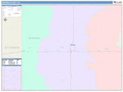 Sherman <br /> Wall Map <br /> Color Cast Style 2025 Map
