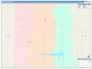 Trego <br /> Wall Map <br /> Color Cast Style 2025 Map