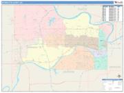 Wyandotte <br /> Wall Map <br /> Color Cast Style 2025 Map