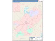 Adair <br /> Wall Map <br /> Color Cast Style 2025 Map