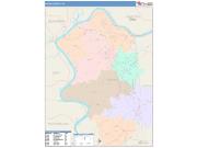 Boone <br /> Wall Map <br /> Color Cast Style 2025 Map