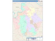 Breckinridge <br /> Wall Map <br /> Color Cast Style 2025 Map