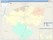 Bullitt <br /> Wall Map <br /> Color Cast Style 2025 Map