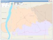 Carlisle <br /> Wall Map <br /> Color Cast Style 2025 Map