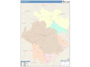 Casey <br /> Wall Map <br /> Color Cast Style 2025 Map
