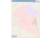 Clay <br /> Wall Map <br /> Color Cast Style 2025 Map