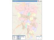 Floyd <br /> Wall Map <br /> Color Cast Style 2025 Map
