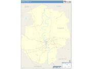Franklin <br /> Wall Map <br /> Color Cast Style 2025 Map