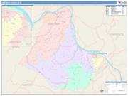 Greenup <br /> Wall Map <br /> Color Cast Style 2025 Map