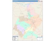Hardin <br /> Wall Map <br /> Color Cast Style 2025 Map