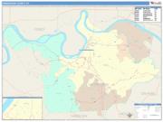 Henderson <br /> Wall Map <br /> Color Cast Style 2025 Map