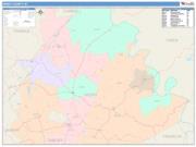 Henry <br /> Wall Map <br /> Color Cast Style 2025 Map