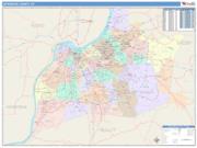 Jefferson <br /> Wall Map <br /> Color Cast Style 2025 Map
