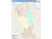 Kenton <br /> Wall Map <br /> Color Cast Style 2025 Map