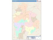 Leslie <br /> Wall Map <br /> Color Cast Style 2025 Map