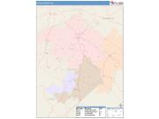 Lincoln <br /> Wall Map <br /> Color Cast Style 2025 Map