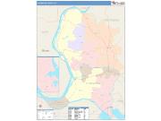 Livingston <br /> Wall Map <br /> Color Cast Style 2025 Map