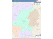 Logan <br /> Wall Map <br /> Color Cast Style 2025 Map