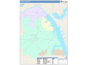 Marshall <br /> Wall Map <br /> Color Cast Style 2025 Map