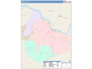 Mason <br /> Wall Map <br /> Color Cast Style 2025 Map