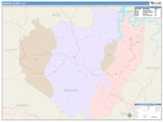 Menifee <br /> Wall Map <br /> Color Cast Style 2025 Map