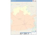 Mercer <br /> Wall Map <br /> Color Cast Style 2025 Map