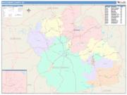 Muhlenberg <br /> Wall Map <br /> Color Cast Style 2025 Map