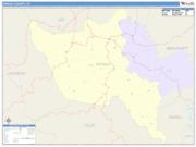 Owsley <br /> Wall Map <br /> Color Cast Style 2025 Map