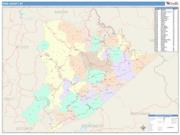 Pike <br /> Wall Map <br /> Color Cast Style 2025 Map