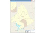 Rowan <br /> Wall Map <br /> Color Cast Style 2025 Map