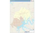 Russell <br /> Wall Map <br /> Color Cast Style 2025 Map