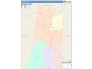 Todd <br /> Wall Map <br /> Color Cast Style 2025 Map