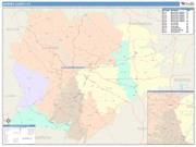 Warren <br /> Wall Map <br /> Color Cast Style 2025 Map