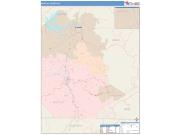 Whitley <br /> Wall Map <br /> Color Cast Style 2025 Map