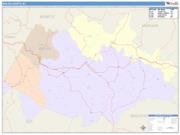 Wolfe <br /> Wall Map <br /> Color Cast Style 2025 Map