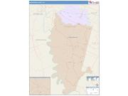 Woodford <br /> Wall Map <br /> Color Cast Style 2025 Map