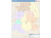 Acadia <br /> Wall Map <br /> Color Cast Style 2025 Map