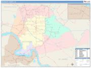 Ascension <br /> Wall Map <br /> Color Cast Style 2025 Map